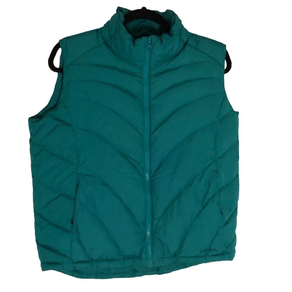 Cabela's Teal Goose Down puffer vest 🍁
